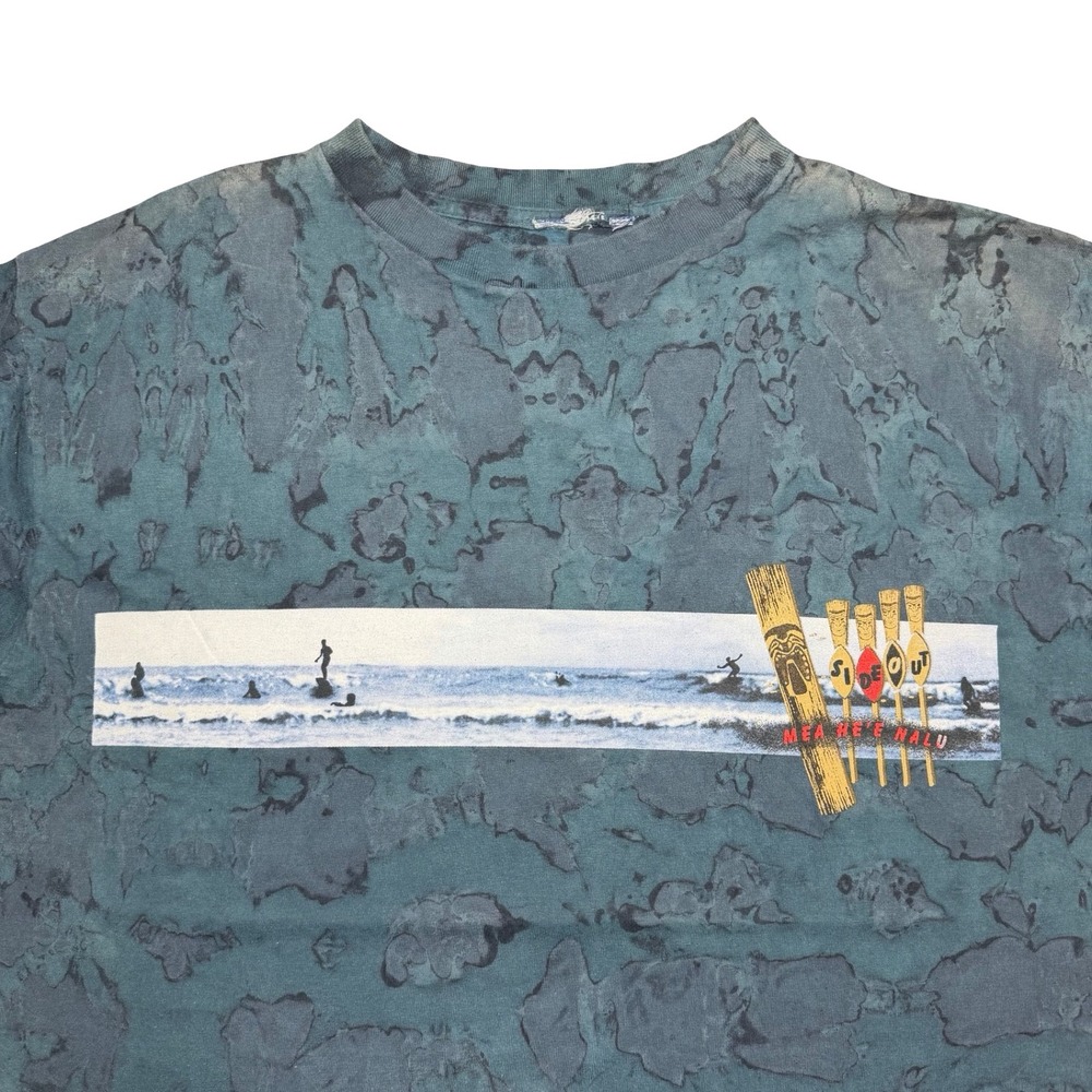 Vintage Sideout Mea Hee Nalu Hawaii surf surfing shirt
